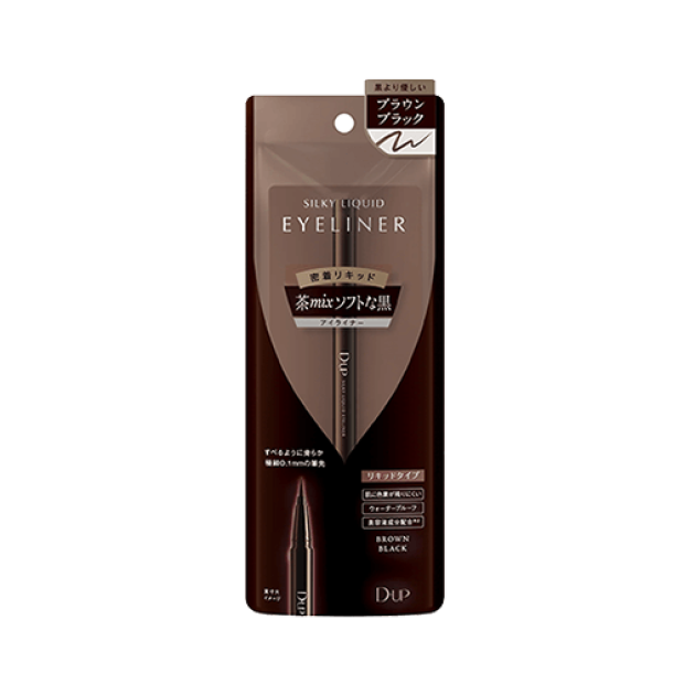 D-UP 絲滑特濃防水眼線液 茶黑 Silky Liquid Eyeliner (Brown Black)