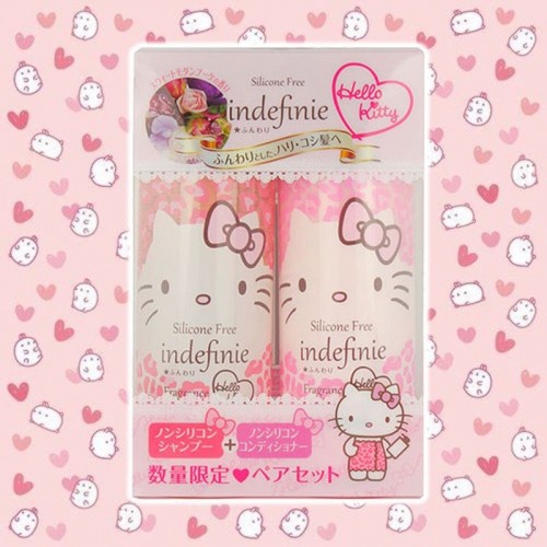 Indefinie × Hello Kitty無矽補修洗護髮套裝