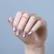 【預購】GELiSM M02 閃耀紫晶Amethyst Gold貓眼Gel甲