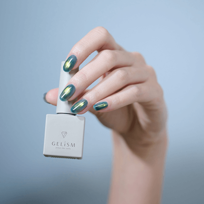 GELiSM M03 閃金翡翠Jade Drop貓眼Gel甲