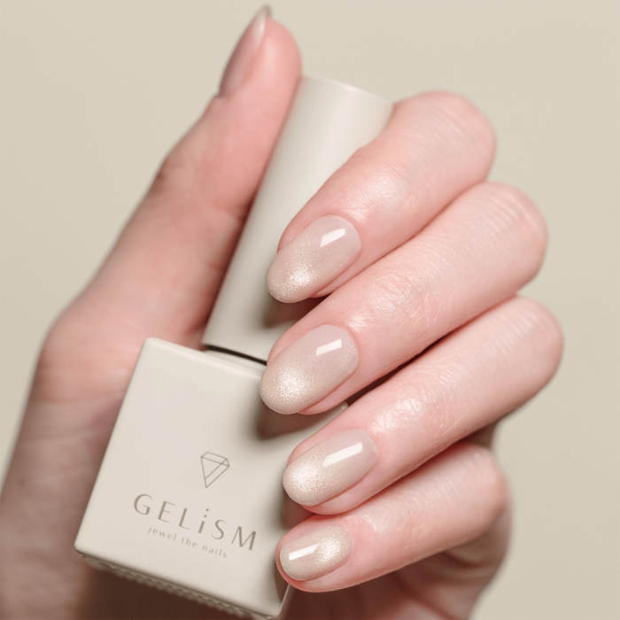 GELiSM M28 月光輕紗 Moonlight Veil貓眼Gel甲 